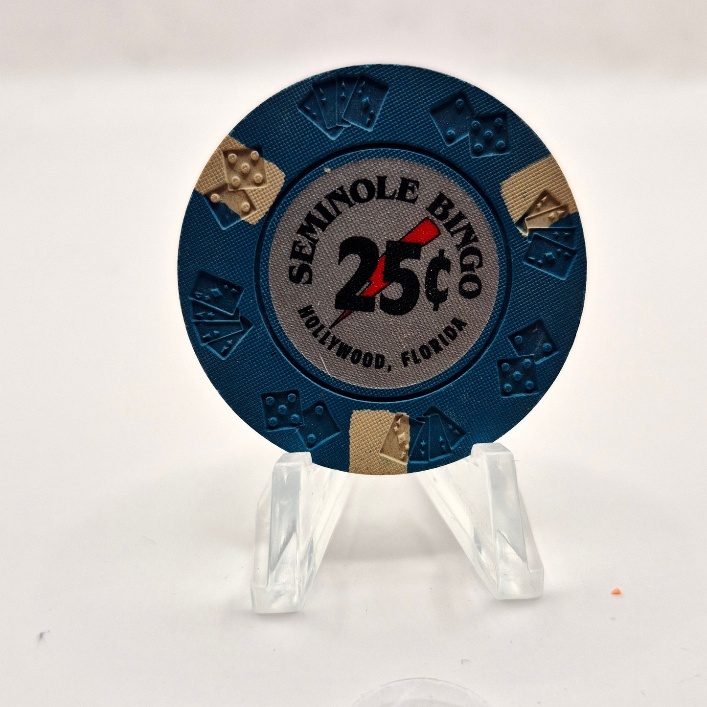 Seminole Indian Bingo Casino Hollywood Florida $.25 Casino Chip