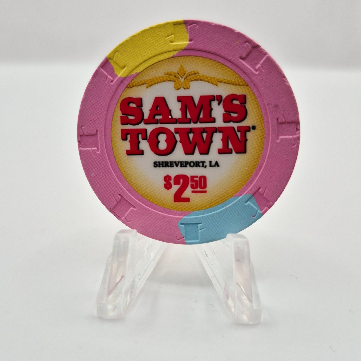 Sam's Town Casino Shreveport Louisiana $2.50 Casino Chip