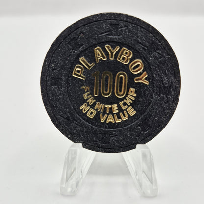 Playboy Hotel Casino Atlantic City New Jersey 1981 $100 Fun Night No Cash Value  Casino Chip