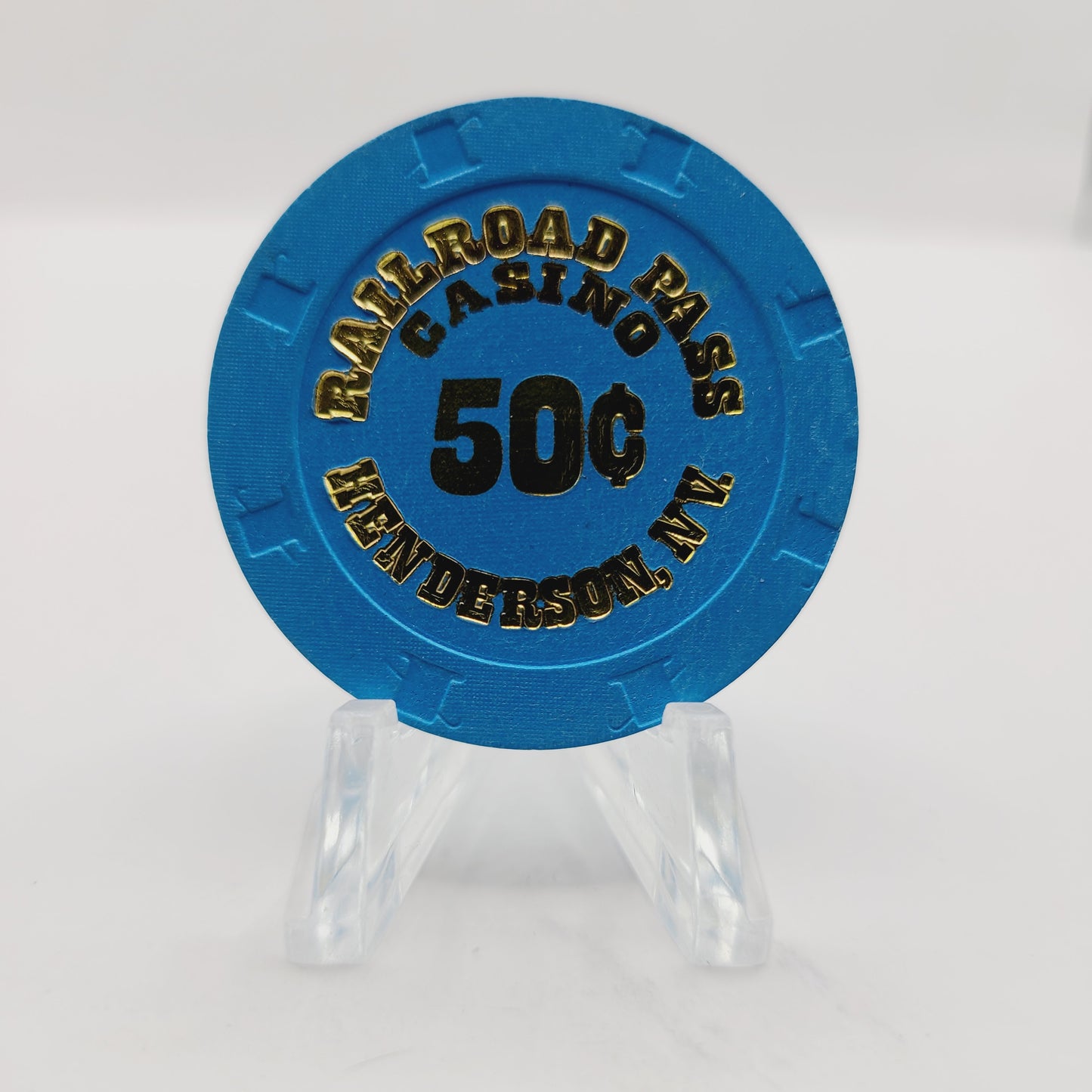 Railroad Pass Hotel Casino Henderson Nevada 2015 $.50 Casino Chip D2061