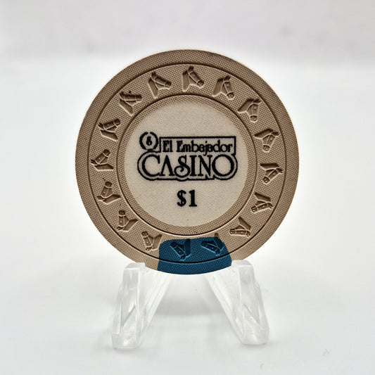 El Embajador Casino Santo Domingo Dominican Republic $1 Casino Chip CG212411