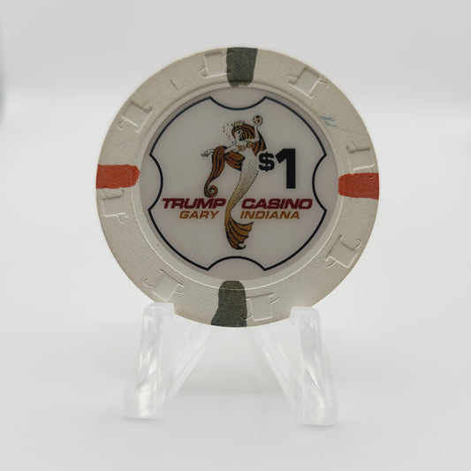 Trump Riverboat Casino Gary Indiana $1 Casino Chip
