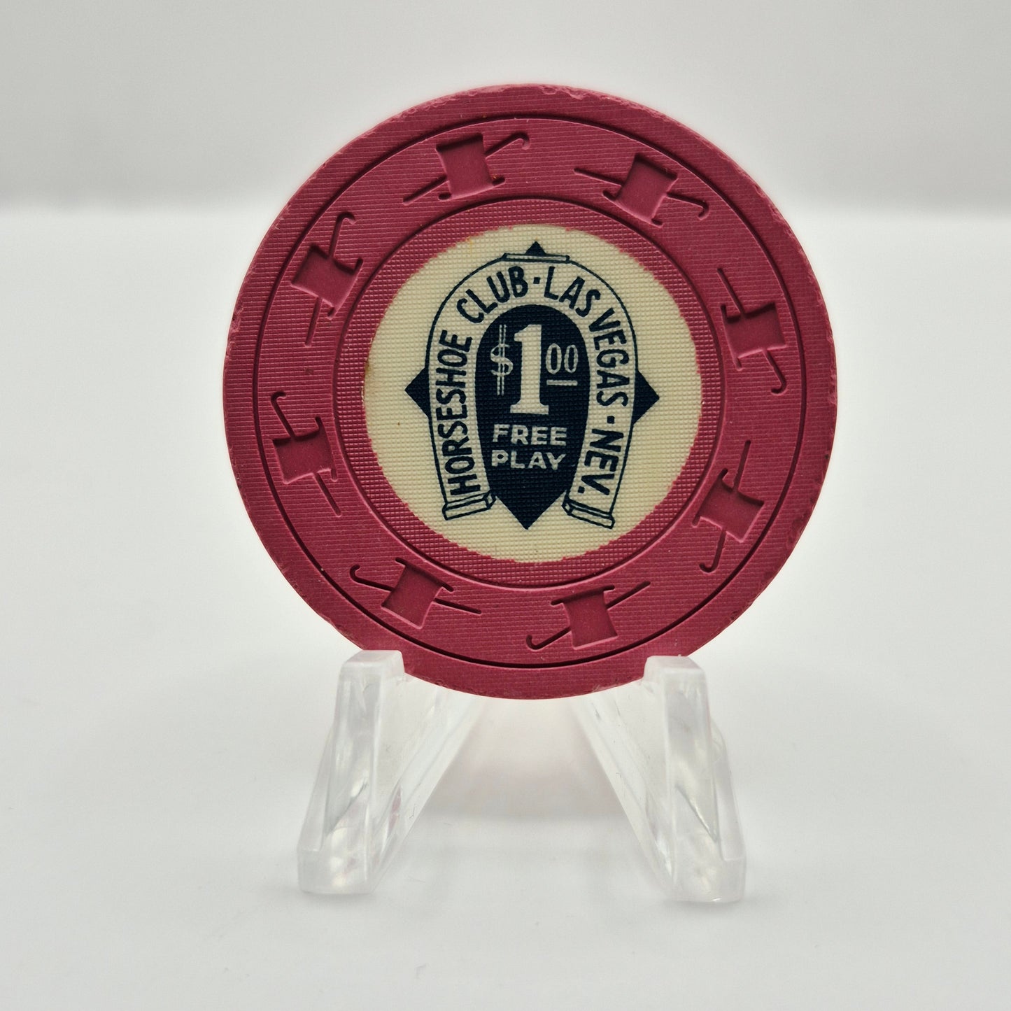 Horseshoe "Binion's" Las Vegas Nevada 1963 $1 NCV Casino Chip N6144