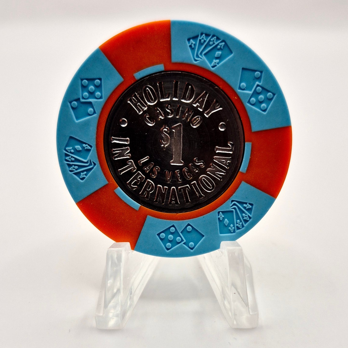 Holiday International Casino Las Vegas Nevada Coin Inlay $1 Casino Chip N1757