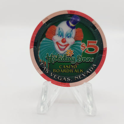 Holiday Inn Boardwalk Casino Las Vegas Nevada 1995 $5 Casino Chip N2375