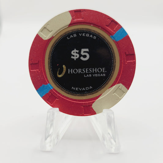 Horseshoe Casino Las Vegas Nevada 2022 $5 Casino Chip