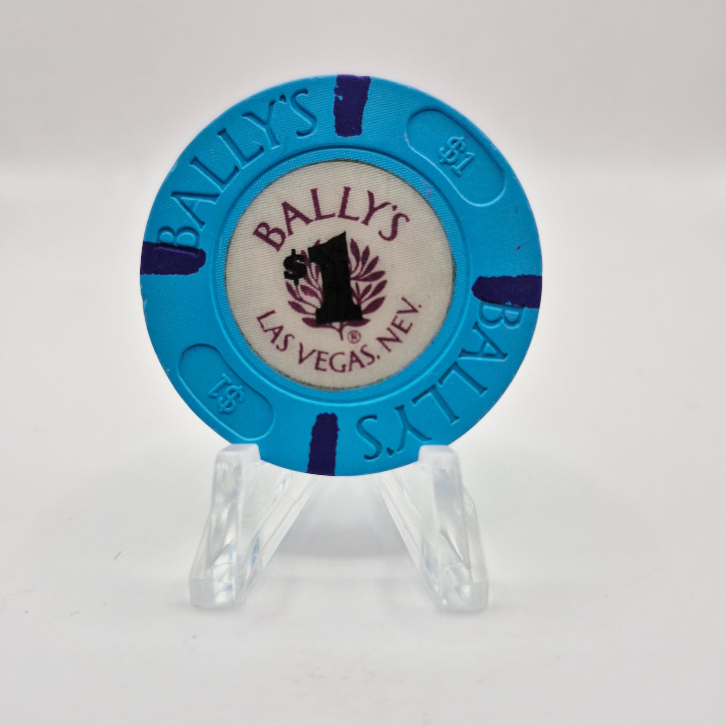 Bally's Hotel Casino Las Vegas Nevada 1997 $1 Casino Chip N7965