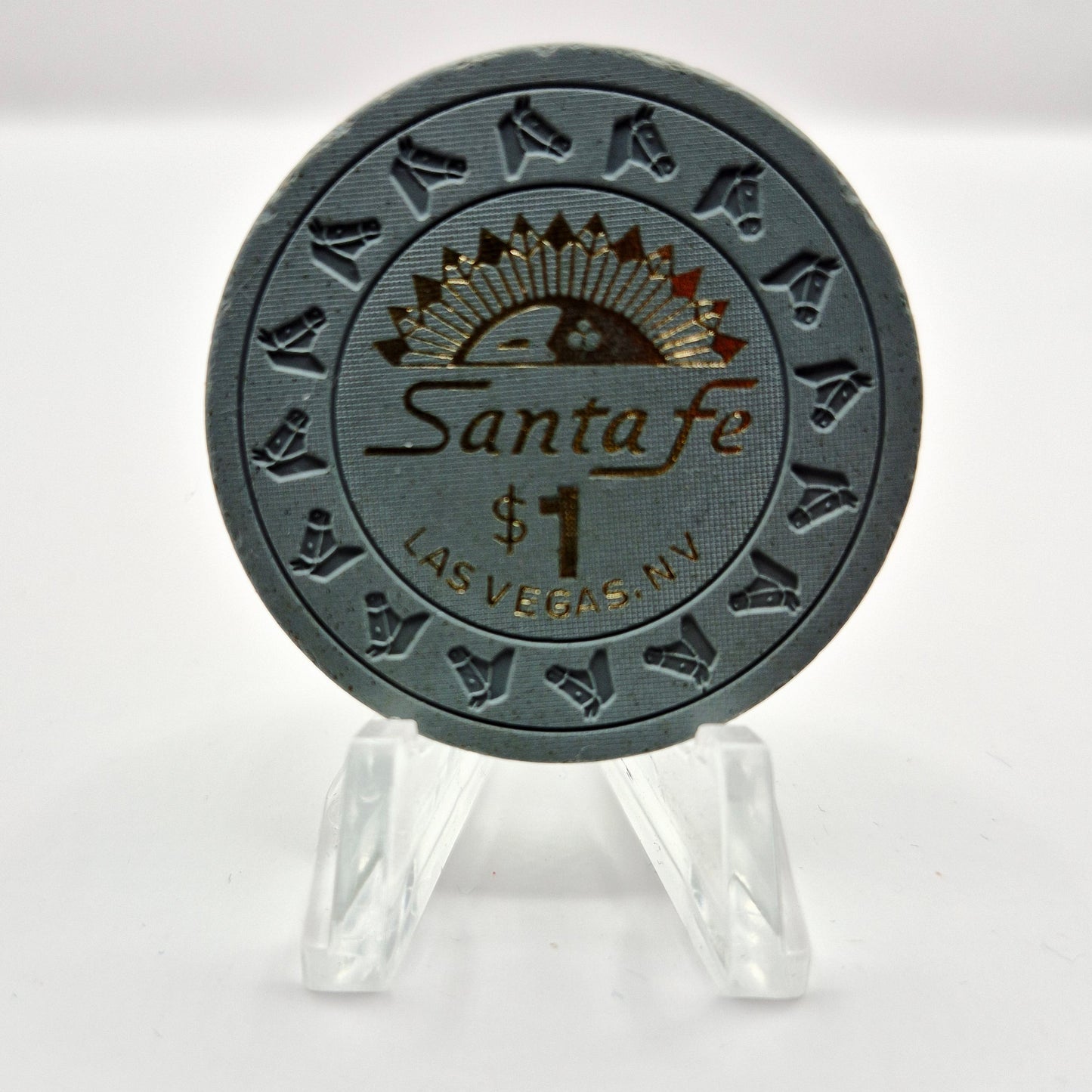 Santa Fe Hotel Casino Las Vegas Nevada 1991 $1 Casino Chip N2134