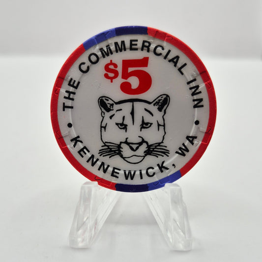 The Commercial Inn  Kennewick Washington $5 Casino Chip