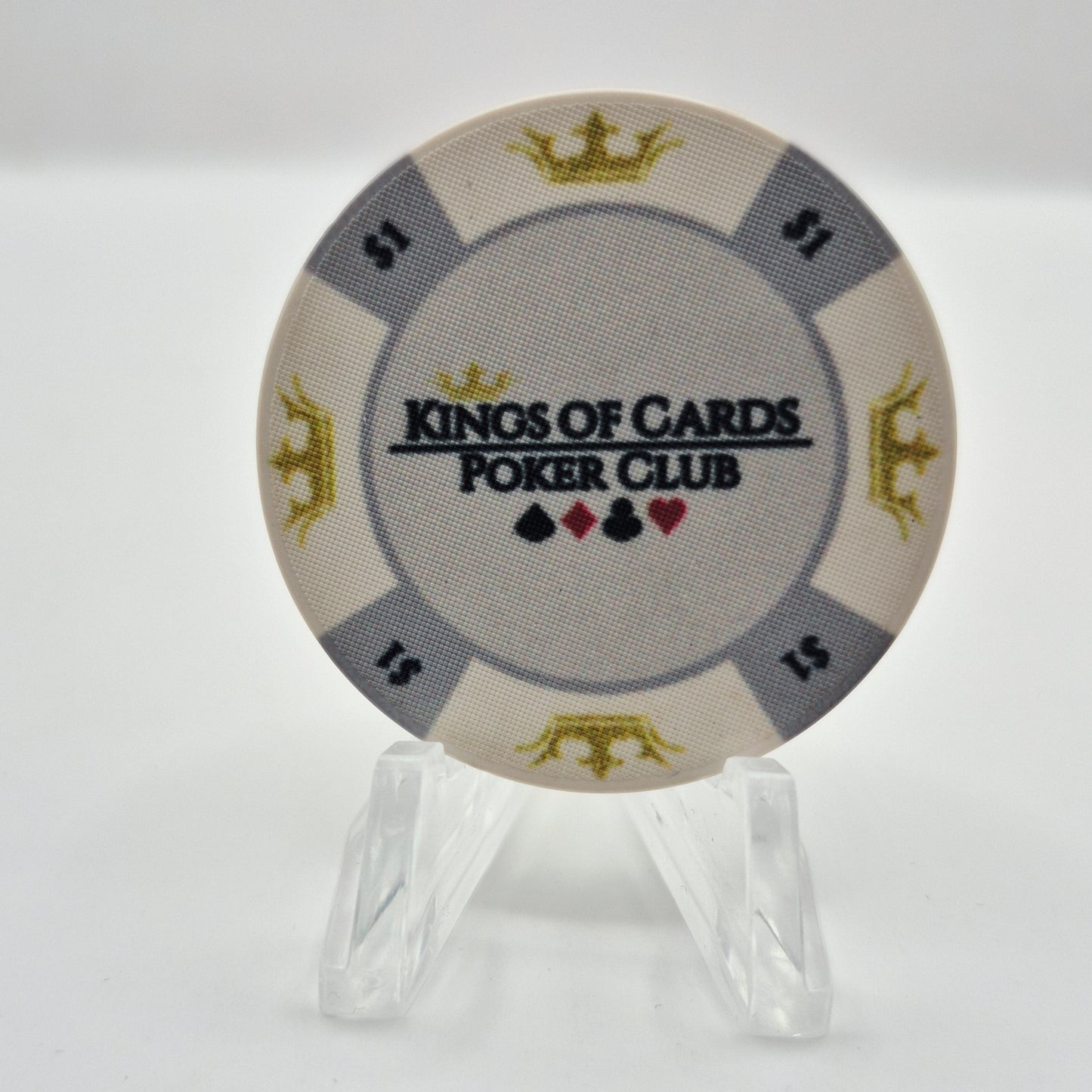 Kings of Cards Poker Club Houston Texas 2021 $1 Casino Chip