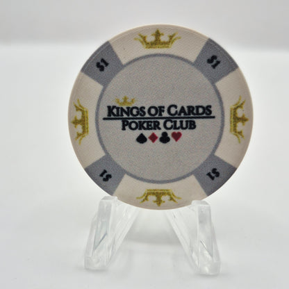 Kings of Cards Poker Club Houston Texas 2021 $1 Casino Chip