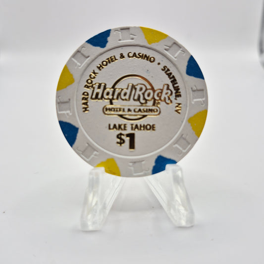 Hard Rock Hotel Casino Lake Tahoe Nevada 2021 $1 Casino Chip