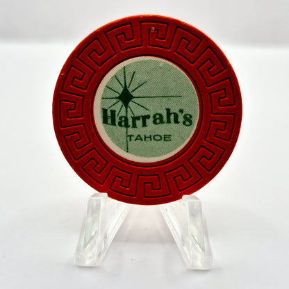 Harrah's Hotel Casino Lake Tahoe Nevada 1966 Roulette Chip N5879