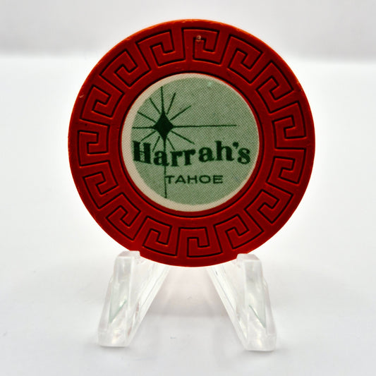 Harrah's Hotel Casino Lake Tahoe Nevada 1966 Roulette Chip N5879