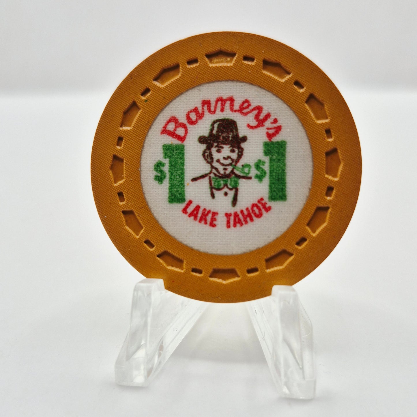Barney's South Shore Lake Tahoe Nevada $1 Casino Chip N6718