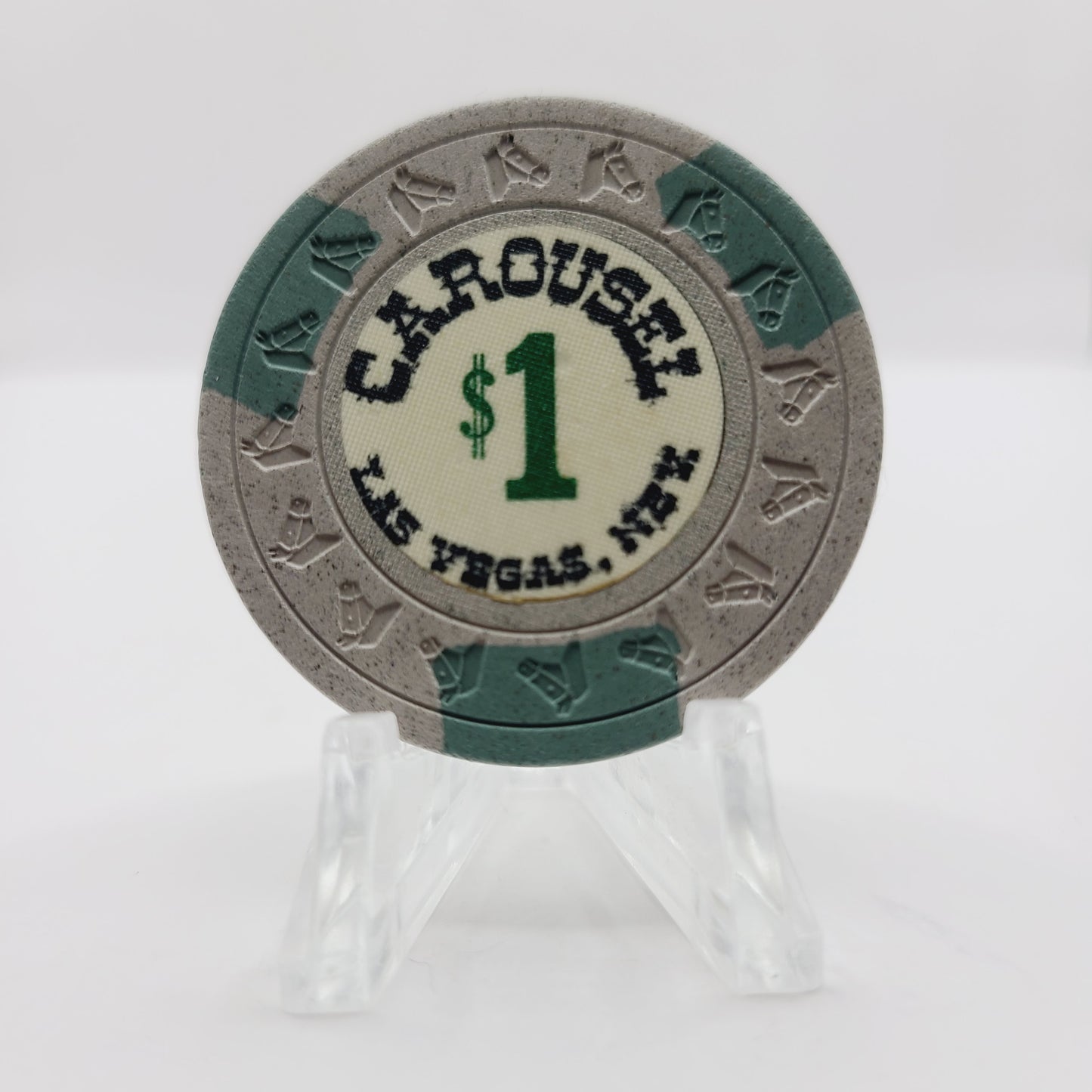 Carousel Casino Las Vegas Nevada 1968 $1 Casino Chip N1428