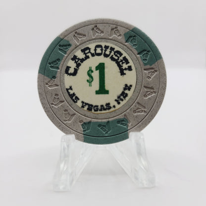 Carousel Casino Las Vegas Nevada 1968 $1 Casino Chip N1428