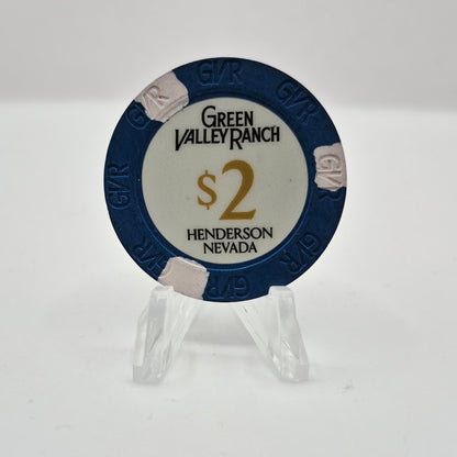 Green Valley Ranch Hotel Casino Henderson Nevada 2026 $2 Casino Chip