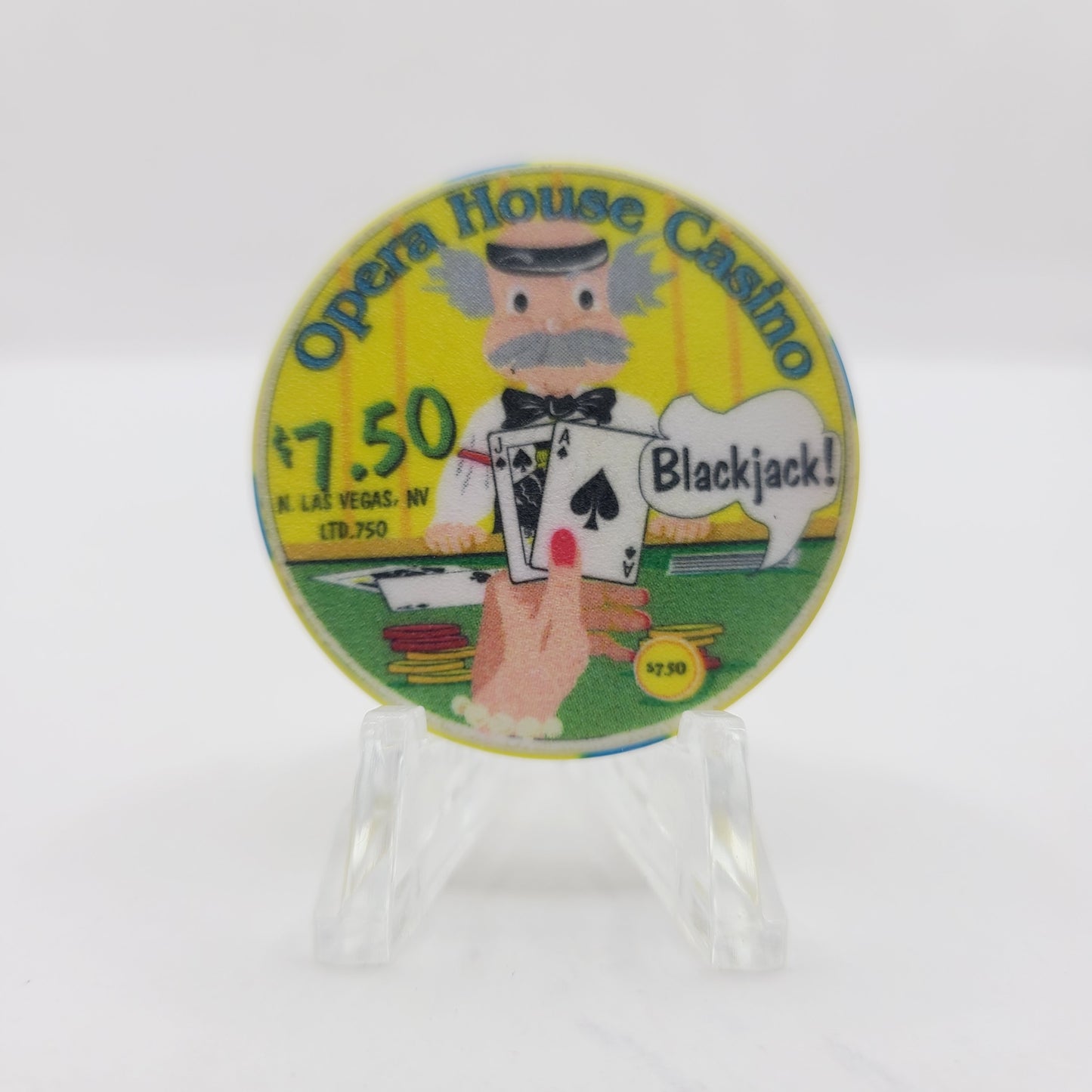 Opera House Casino Las Vegas Nevada 1999 $7.50 Casino Chip V5151