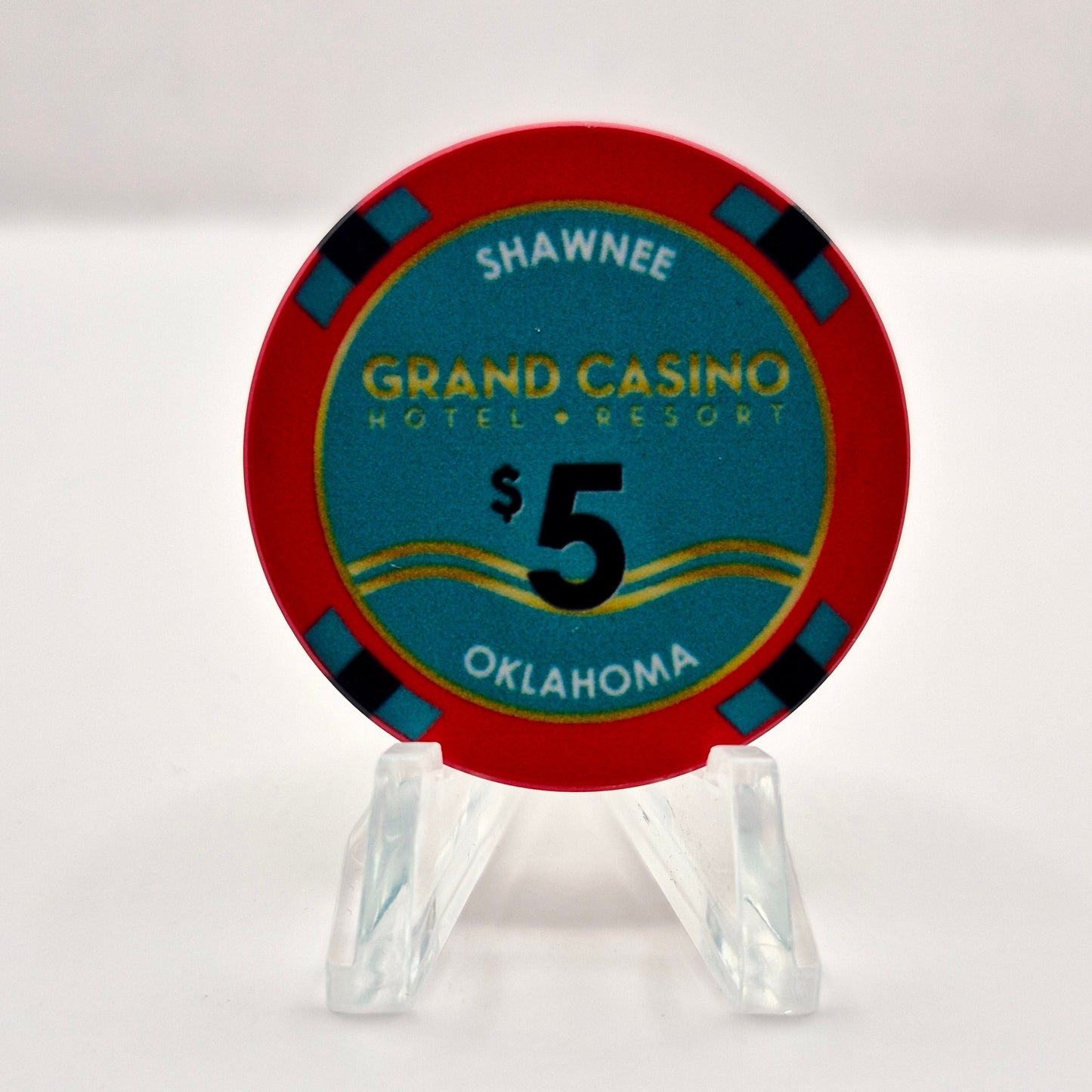 Grand Resort Casino Shawnee Oklahoma $5 'Table' Casino Chip