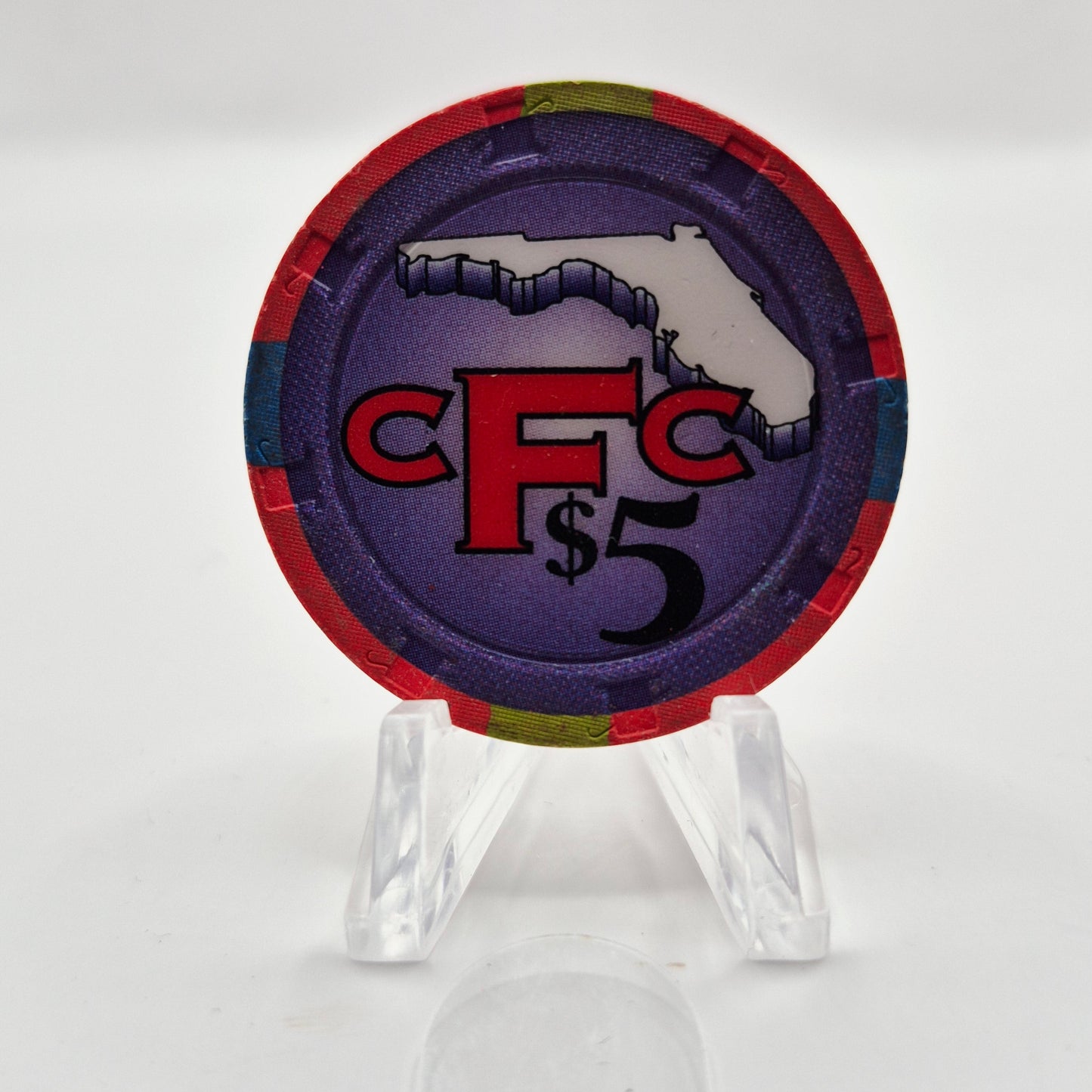 CFC (Florida Casino Cruises) Casino Florida "Day Cruise" $5 Casino Chip