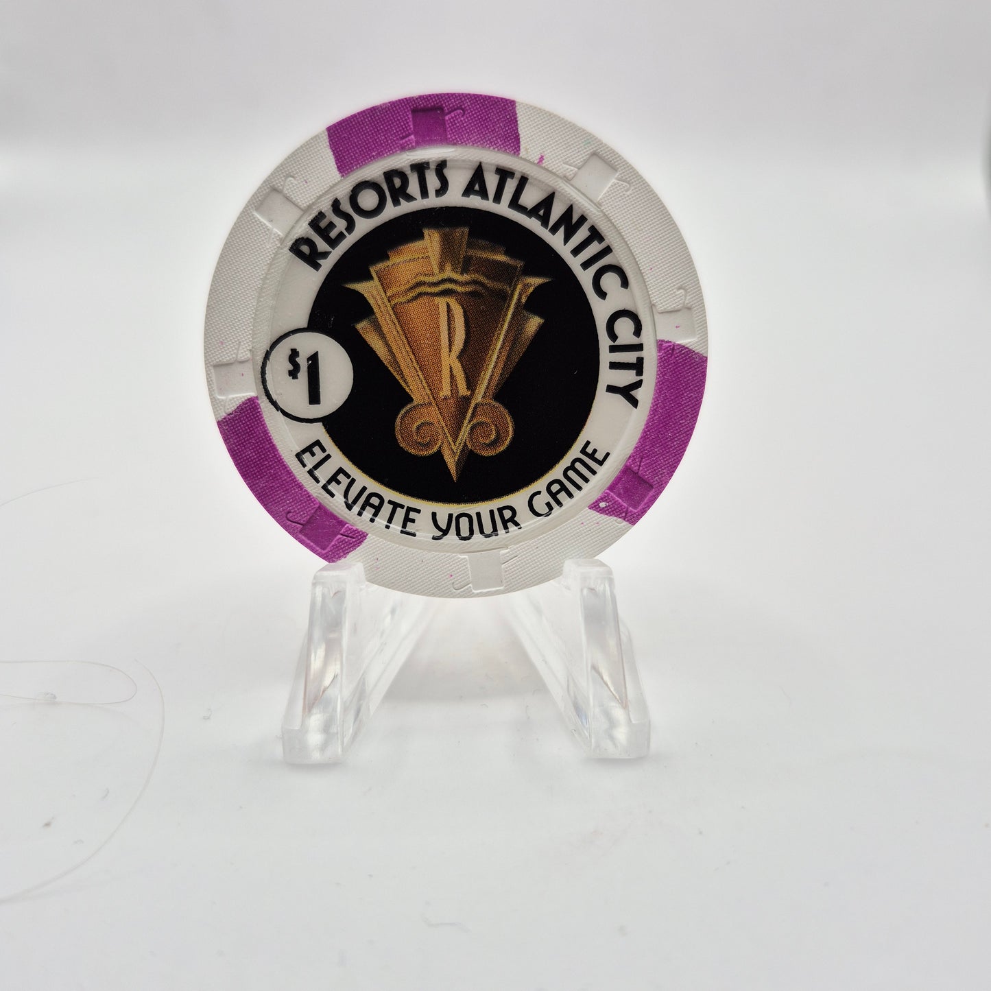 Resorts International Casino Atlantic City New Jersey $1 Casino Chip