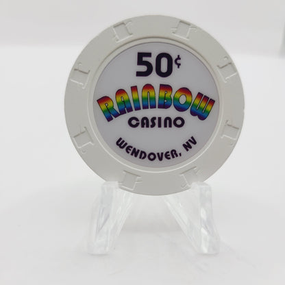 Rainbow Hotel Casino Wendover Nevada 2019 $.50 Casino Chip D2832