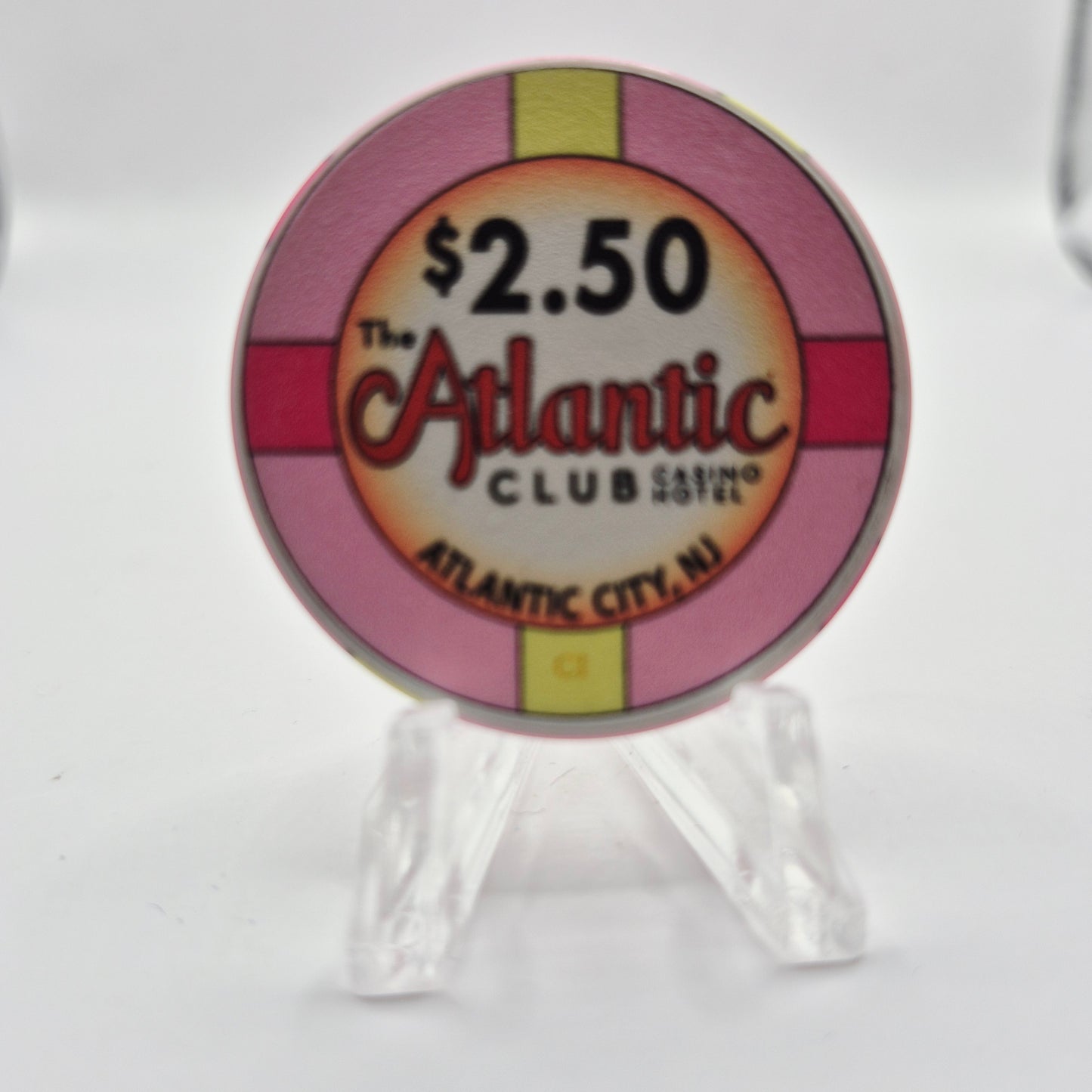 The Atlantic Club Casino Hotel Atlantic City New Jersey 2012 $2.50 Casino Chip