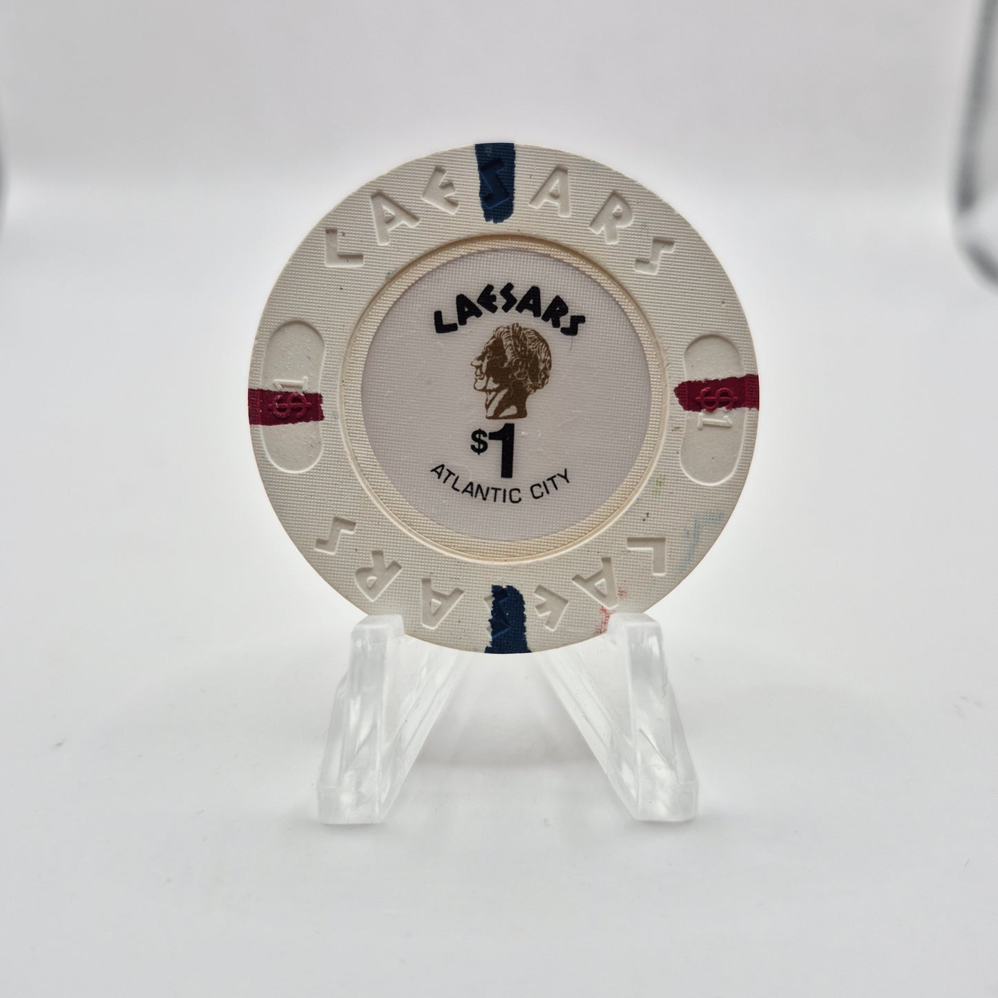 Caesars Hotel Casino Atlantic City New Jersey $1 Casino Chip