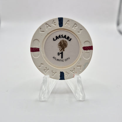 Caesars Hotel Casino Atlantic City New Jersey $1 Casino Chip