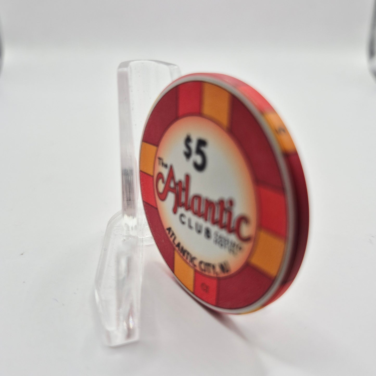The Atlantic Club Casino Hotel Atlantic City New Jersey 2012 $5 Casino Chip
