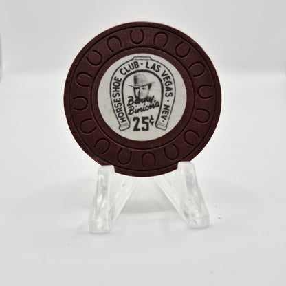 Horseshoe Hotel Casino Las Vegas Nevada 1976 $.25 Casino Chip N1767 *Circulated