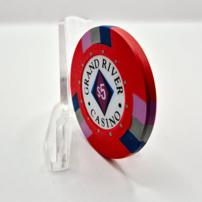 Grand River Casino Mobridge South Dakota $5 Casino Chip