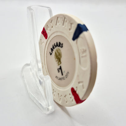Caesars Resort Casino Atlantic City New Jersey $1 Casino Chip