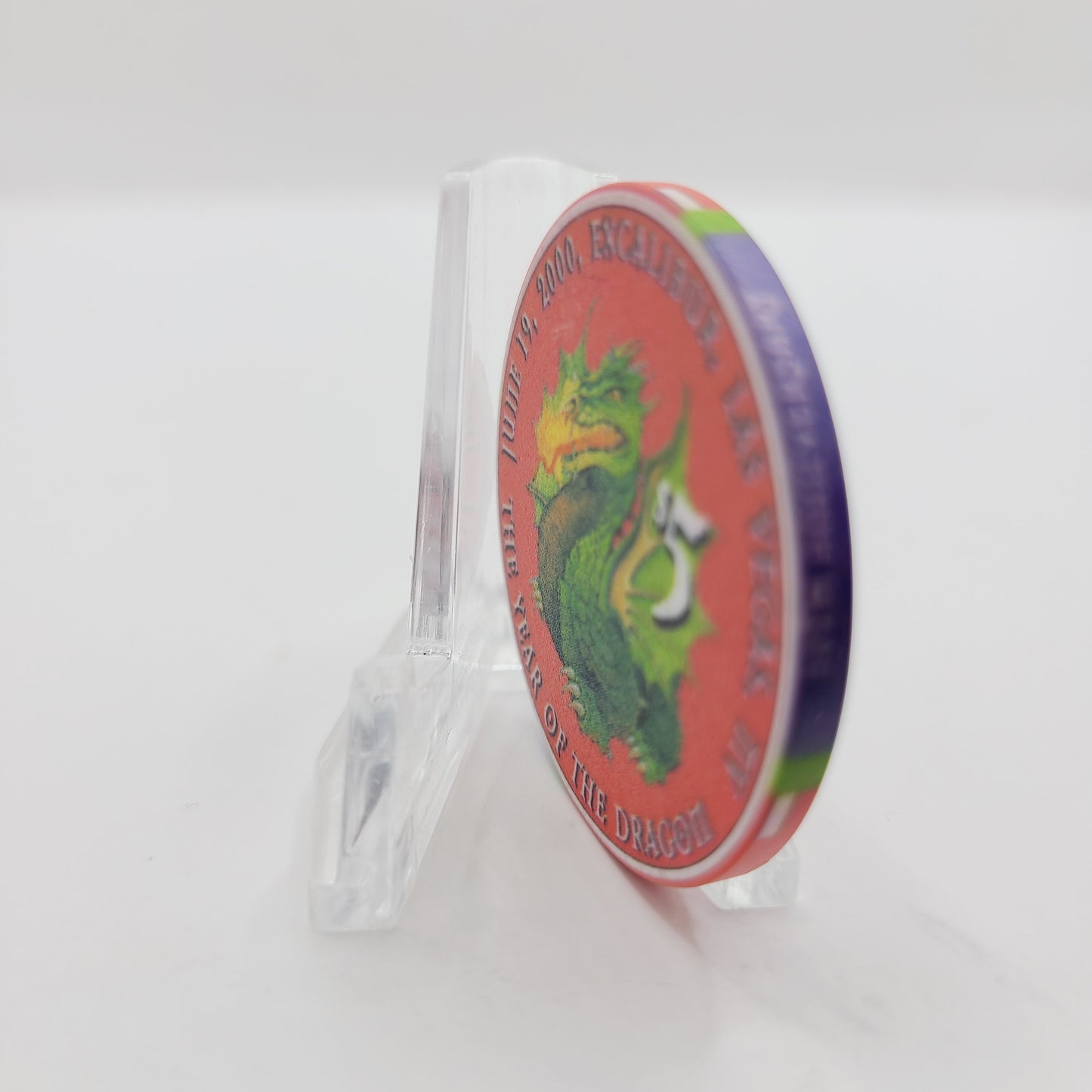 Excalibur Hotel Casino Las Vegas Nevada 2000 "10th Birthday" $5 Casino Chip V4070