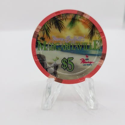 Flamingo Hotel & Casino Las Vegas Nevada 2007 "Margaritaville" $5 Casino Chip E7901 LTD 3000