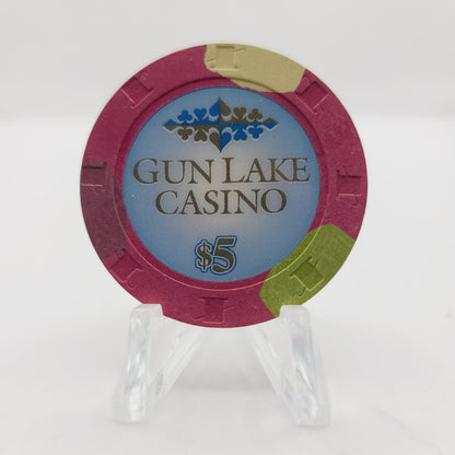 Gun Lake Casino Wayland Michigan 2011 $5.00 Casino Chip