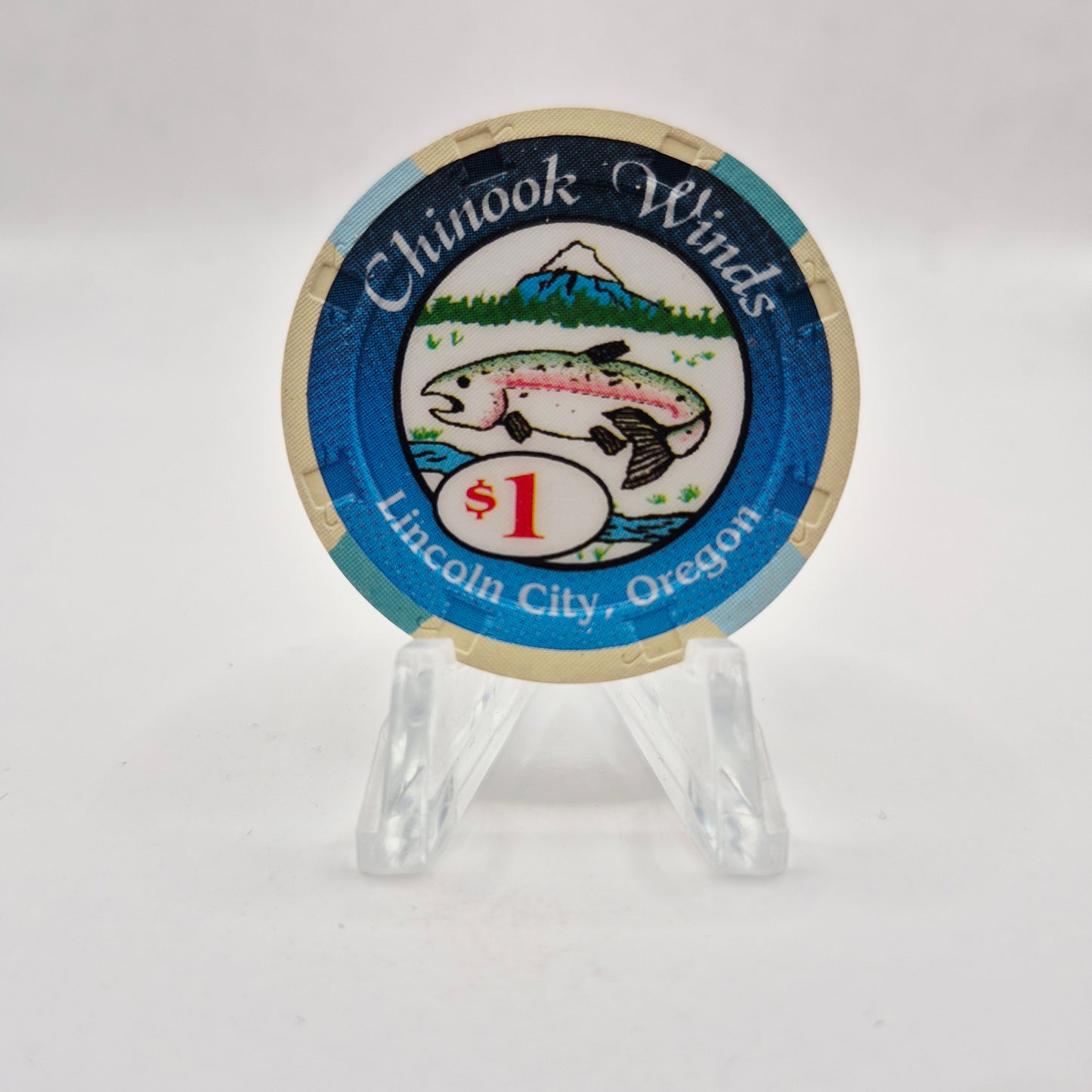 Chinook Winds Casino Lincoln City Oregon $1 Casino Chip