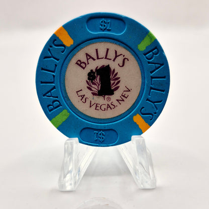 Bally's Hotel Casino Reno Nevada 1991 $1 Casino Chip N4532 *Circulated