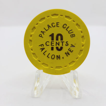 Palace Club Casino Fallon Nevada 1965 $0.10 Casino Chip N6764 LMT 1000