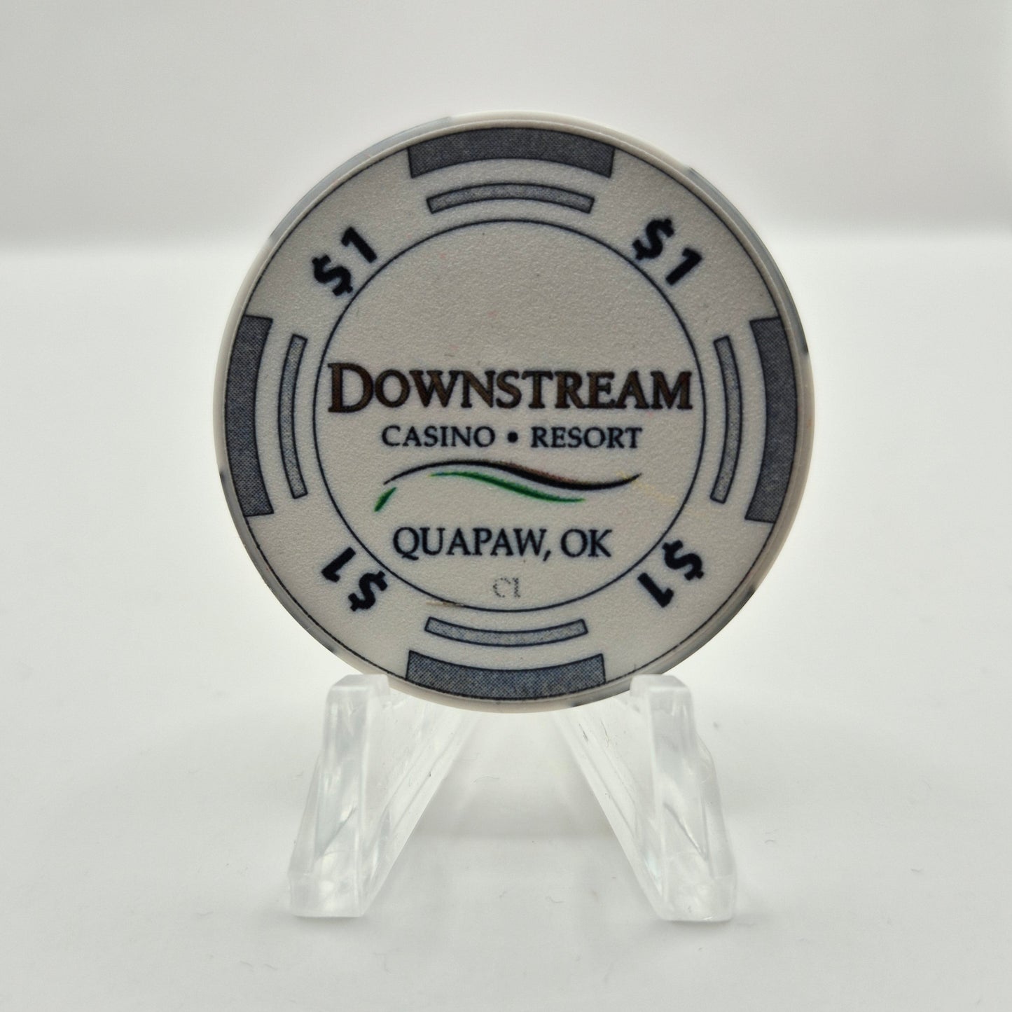 Downstream Casino Resort Quapaw Oklahoma 2008 $1 Casino Chip