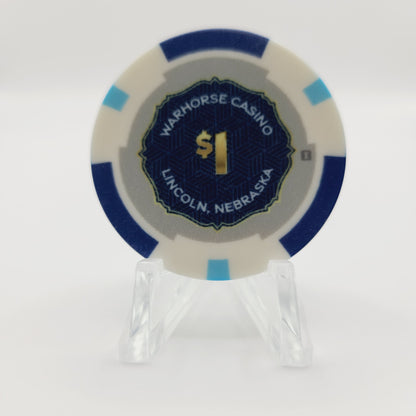 WarHorse Hotel Casino Lincoln Nebraska 2024 $1 Casino Chip