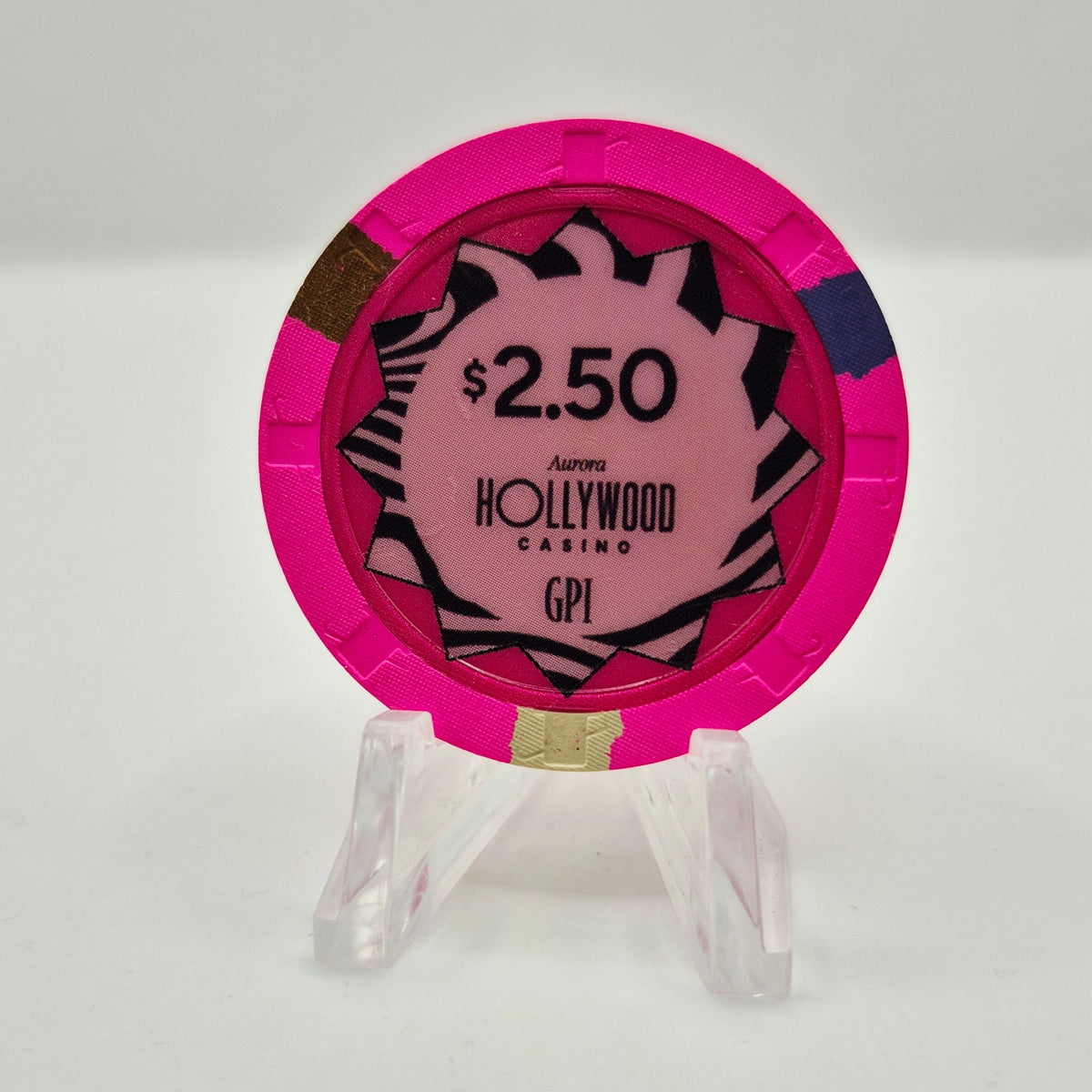 Hollywood Resort Casino Aurora Illinois 2026 $2.50 Casino Chip