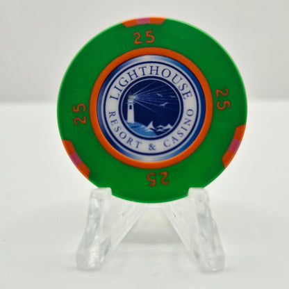 Lighthouse Resort  & Casino Cabo Rojo Puerto Rico $25 Casino Chip **Casino Never Opened