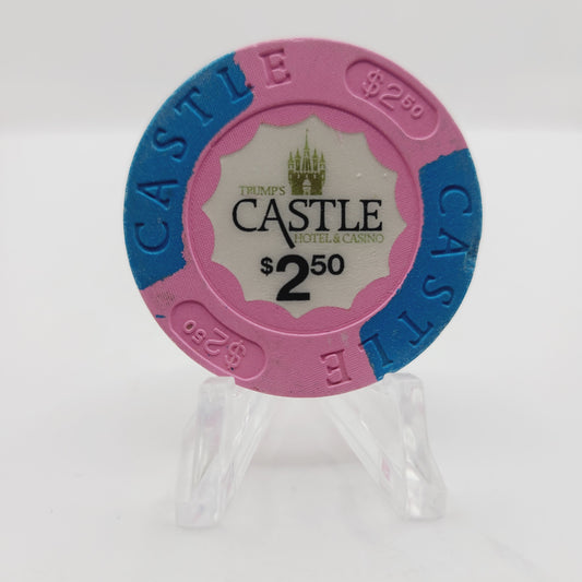 Trump's Castle Hotel Casino Atlantic City New Jersey $2.50 Casino Chip