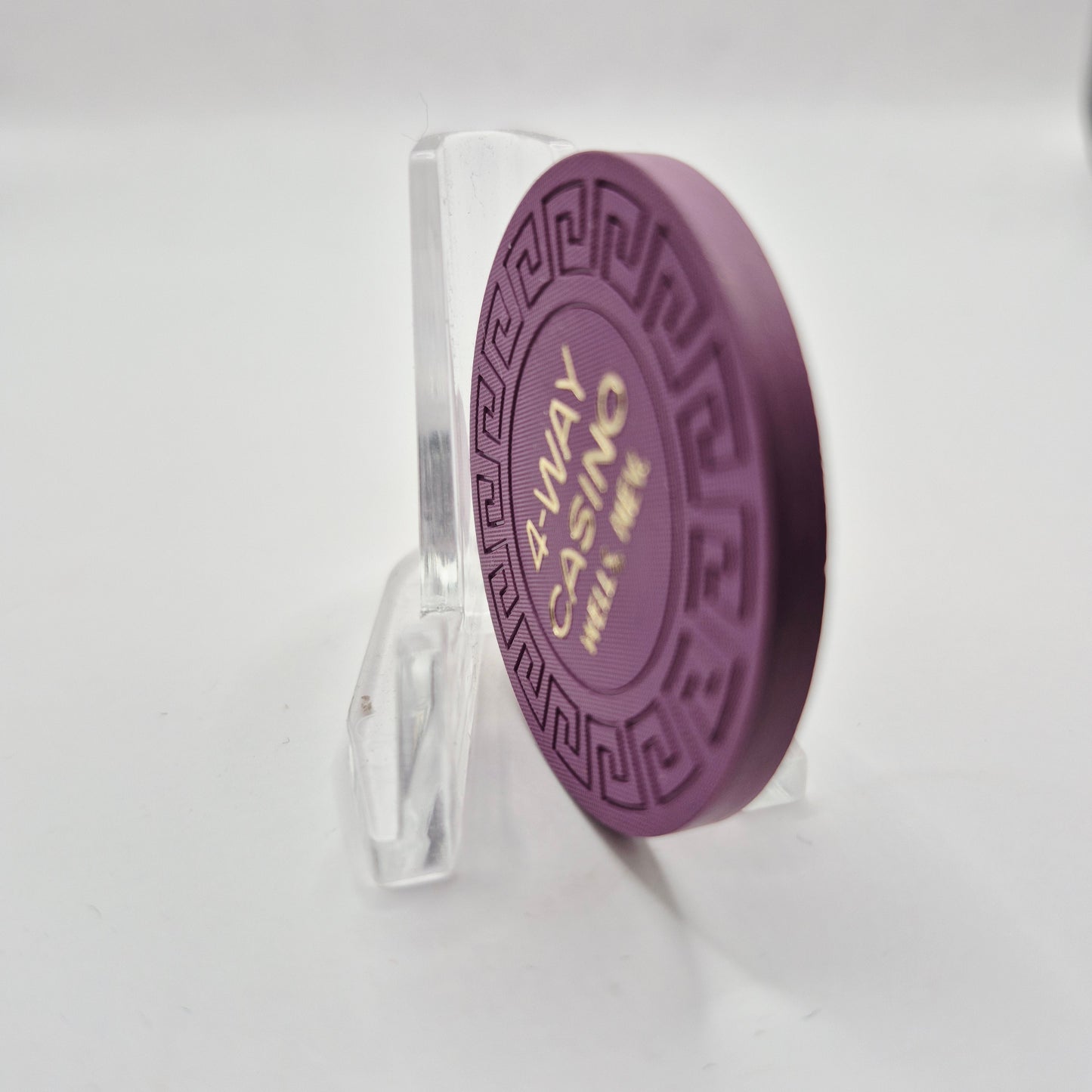 4 Way Casino Wells Nevada 1970's $1 Casino Chip N5739