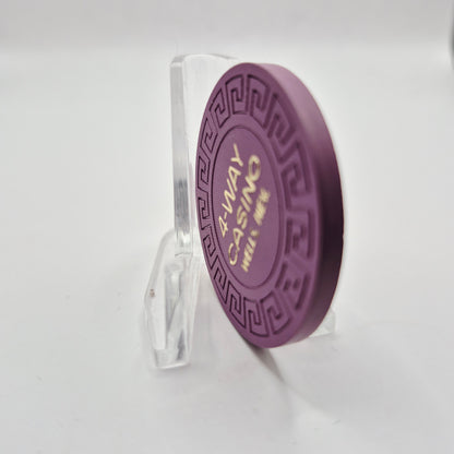 4 Way Casino Wells Nevada 1970's $1 Casino Chip N5739