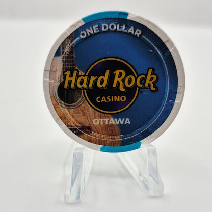 Hard Rock Casino Ottawa Ontario Canada 2017 $1 Casino Chip