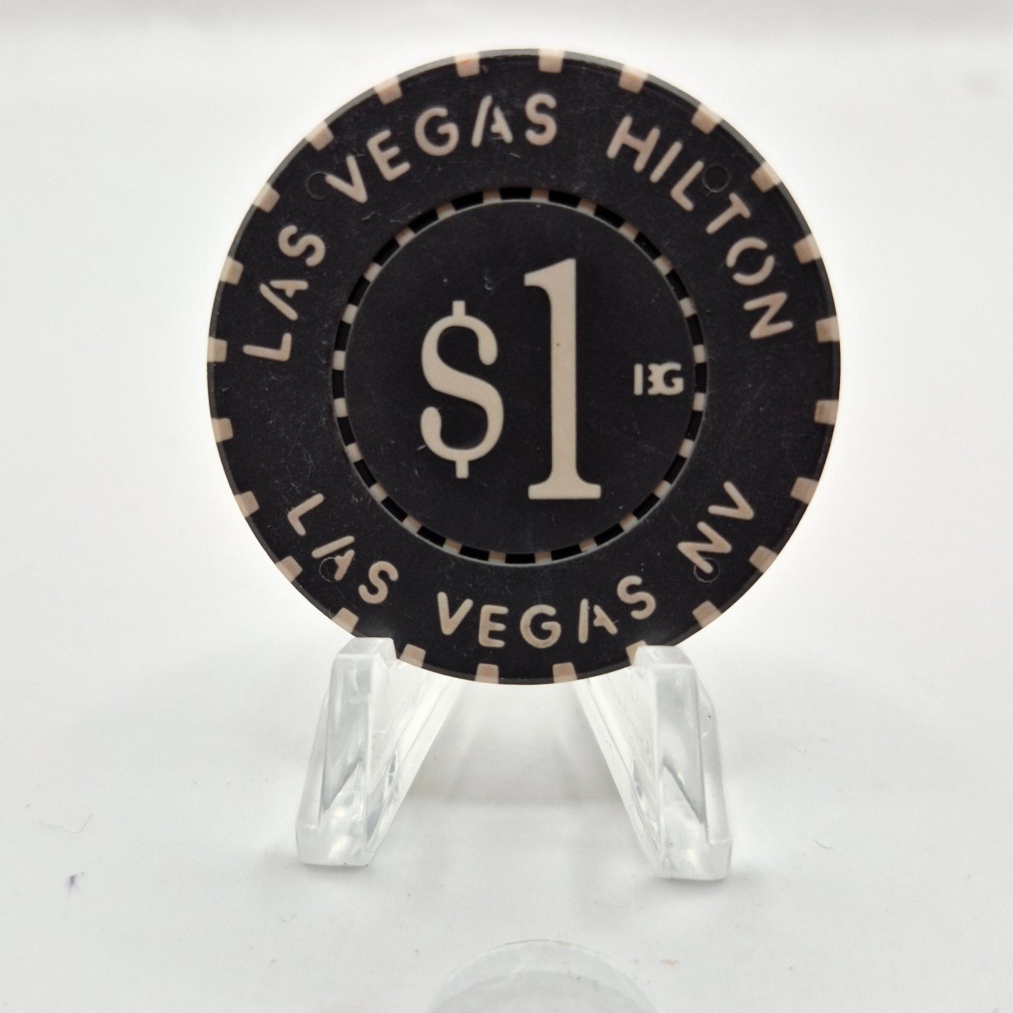 Las Vegas HiltonHotel Casino Las Vegas Nevada $1 Chip 2003 E1154