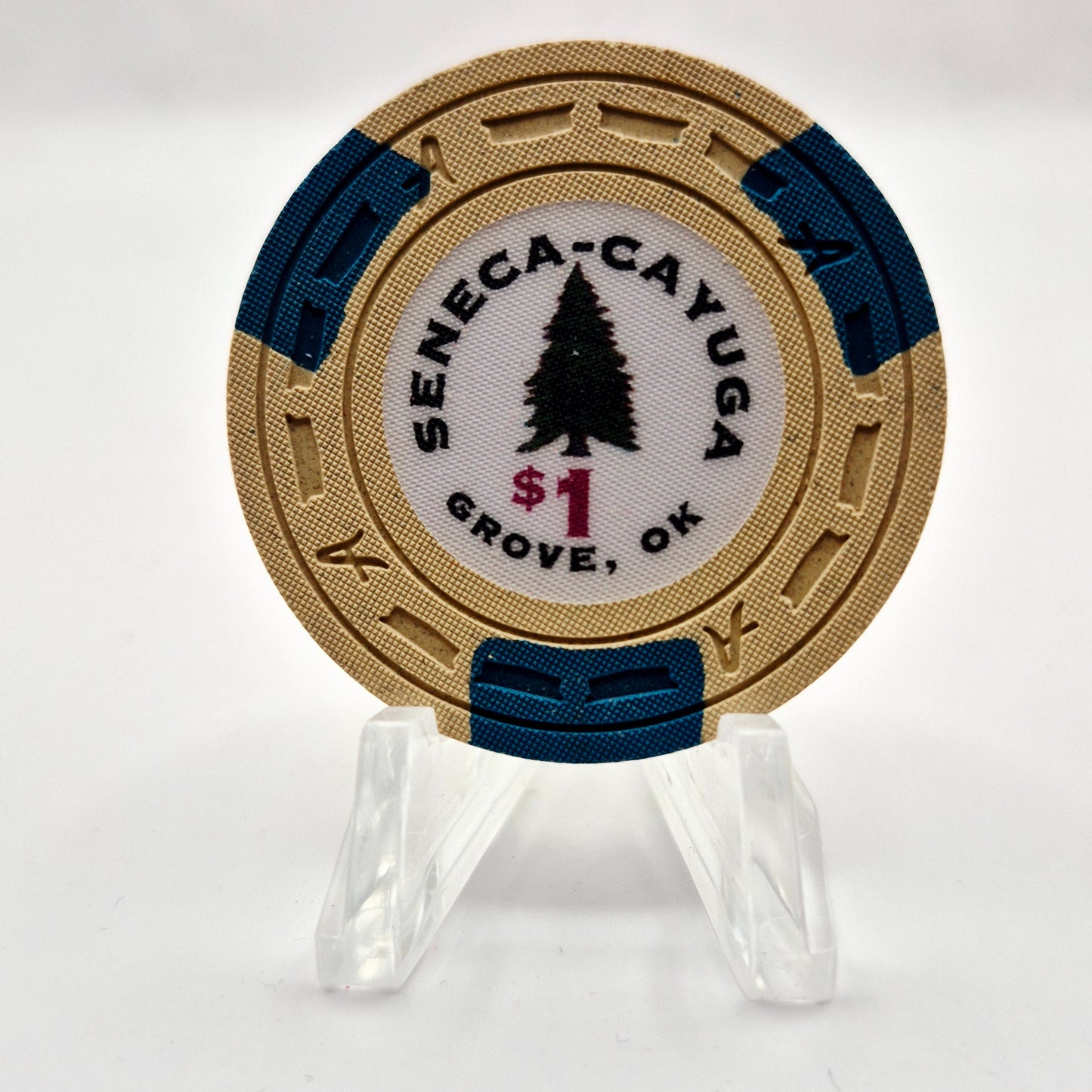 Seneca-Cayuga Bingo Casino Grove Oklahoma 2002 $1 Casino Chip